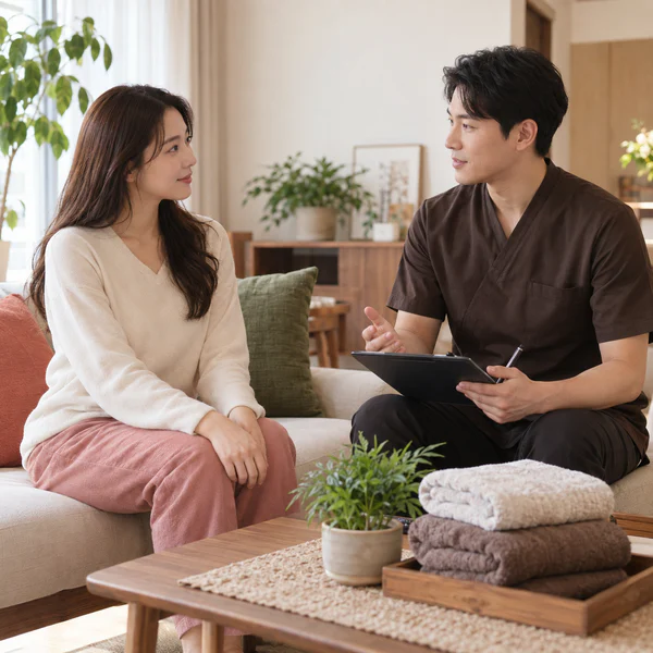 아로마 레드존릴렉스 테라피 안내 이미지