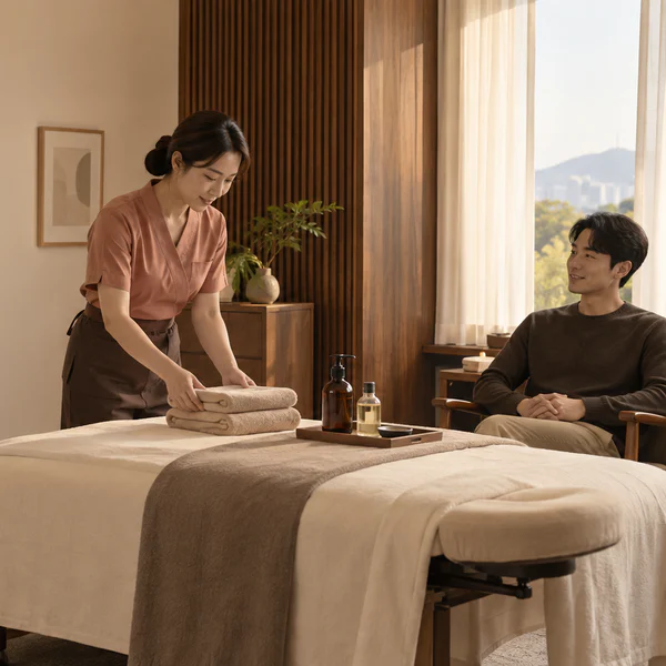 아로마 메르시플레이스 마사지 안내 이미지